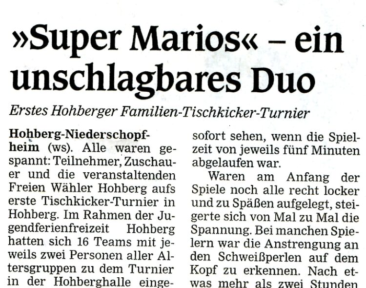 Super Marios - ein unschlagbares Duo